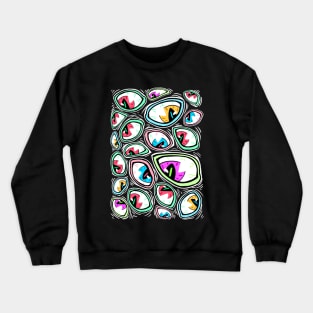 Halloween - Eyes horror and fun Crewneck Sweatshirt